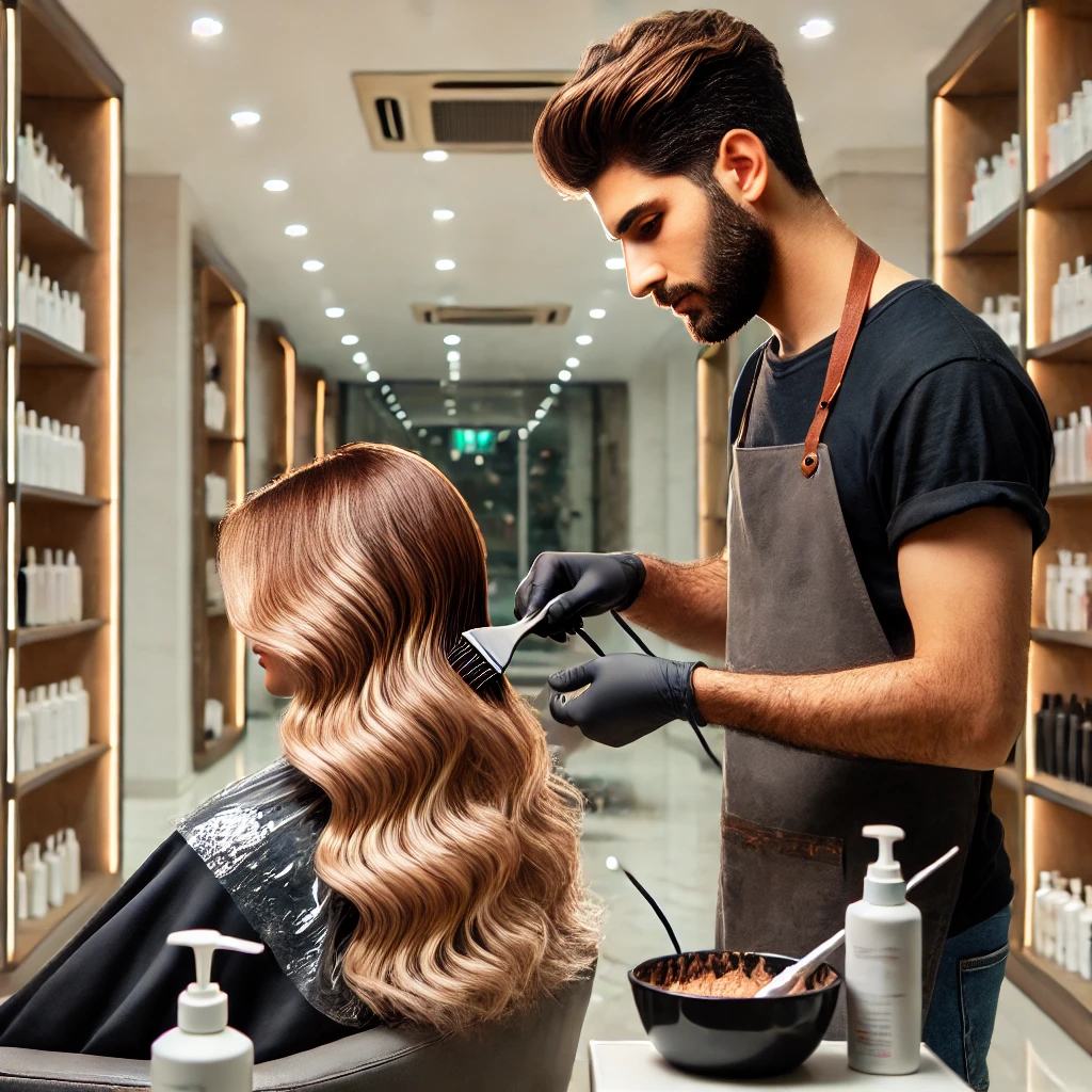 سالن آذین رنگ لایت مو و دیزاین ناخن تخصصی در مشهد فارغ‌التحصیلان